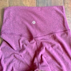 LuLuLemon 28” Align High Rise Leggings - Red/Pink